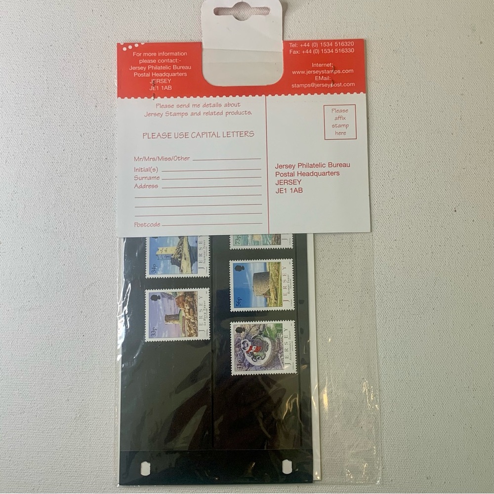 2005 Jersey Stamps Coastal Towers MNH Stamp Presentation Pack Mint Set Unopened - Picture 4 of 4